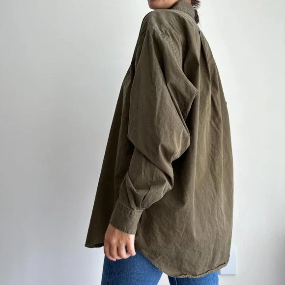 Vintage Ralph Lauren Cotton Button Down Shirt - Picture 6 of 8